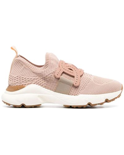Tod's Kate Technical Fabric Trainers - Pink