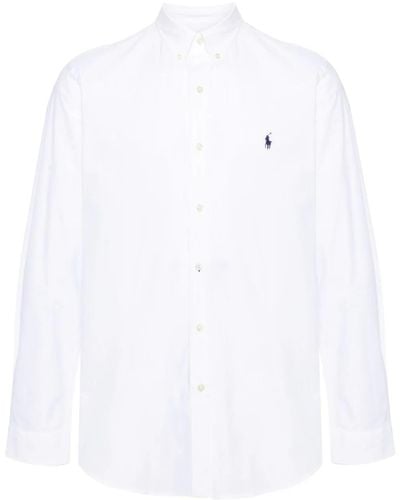 Polo Ralph Lauren Camicia Oxford Slim-fit - White