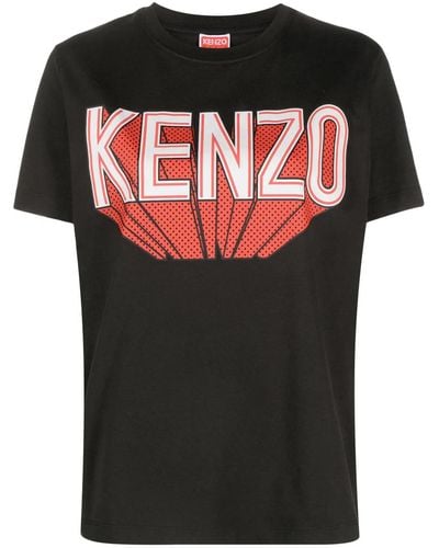 KENZO T-shirt con logo - Nero