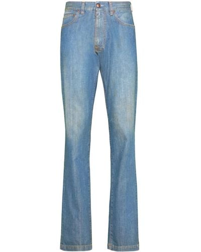 Maison Margiela Jeans con risvolto americana wash - Blu