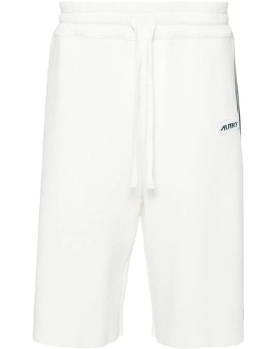 Autry Shorts con righe laterali - Bianco