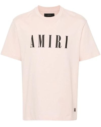 Amiri T-shirt con stampa - Rosa