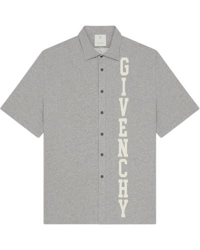 Givenchy Camicia University In Pile - Grey
