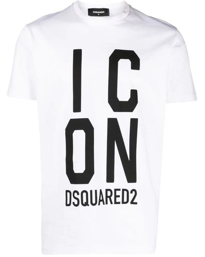 DSquared² Icon T -Shirt - Bianco
