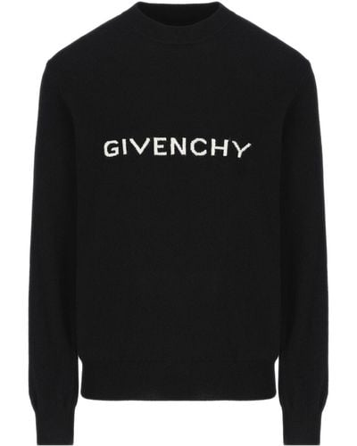Givenchy Pullover Con Logo - Black