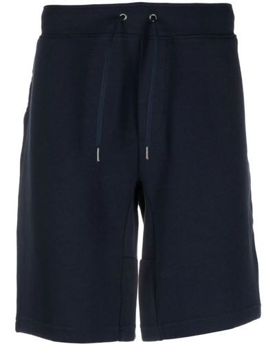 Polo Ralph Lauren Shorts In Tuta Con Ricamo - Blue