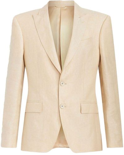 Etro Single-breasted Tailored Blazer - Natural