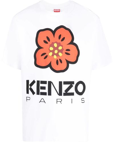 KENZO T-SHIRT 'BOKE FLOWER' - Bianco