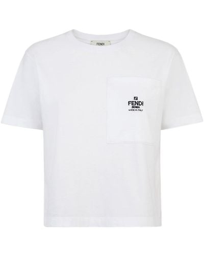 Fendi T-shirt Roma - White