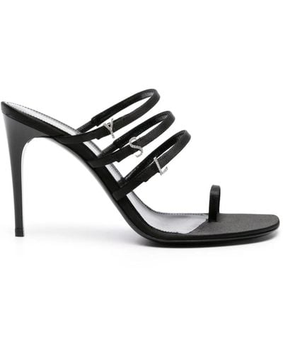 Saint Laurent Mules Jerry 95mm - Nero