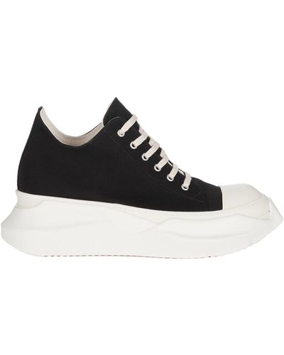 Rick Owens Trainers Low Top Abstract - Black