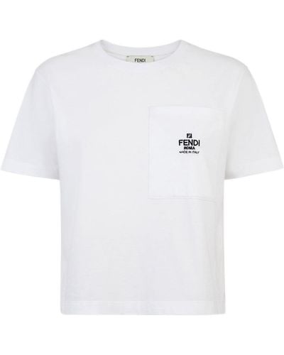 Fendi T-shirt roma - Bianco