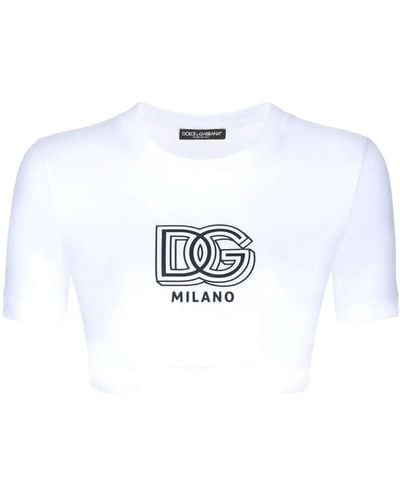 Dolce & Gabbana T-shirt con stampa - Bianco