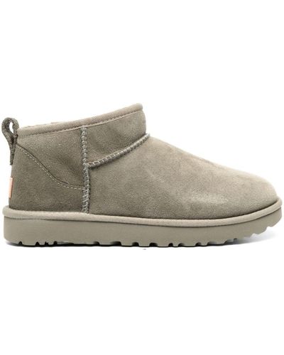 UGG Classic Ultra Mini Suede Boots - Grey