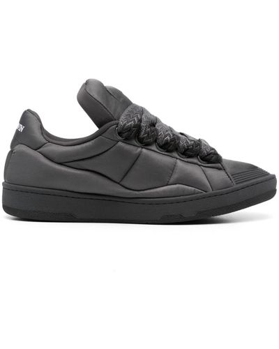 Lanvin Sneakers Curb XL low-top in pelle - Nero