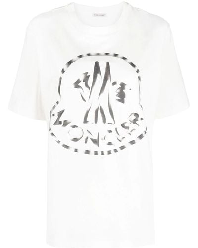 Moncler T-shirt logata - Bianco