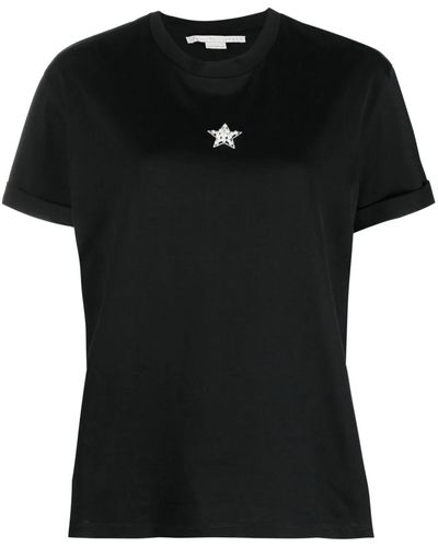 Stella McCartney T-shirt cotone - Nero
