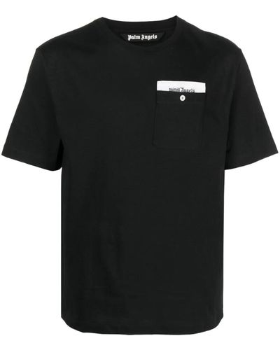 Palm Angels T-shirt SARTORIAL TAPE REG PKT - Nero