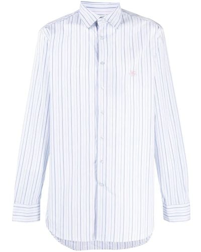 Etro Camicia con stampa a righe - Bianco