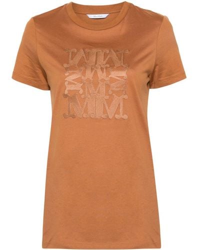 Max Mara T-shirt taverna - Arancione