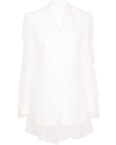 Sportmax Acacia Layered Blazer - White