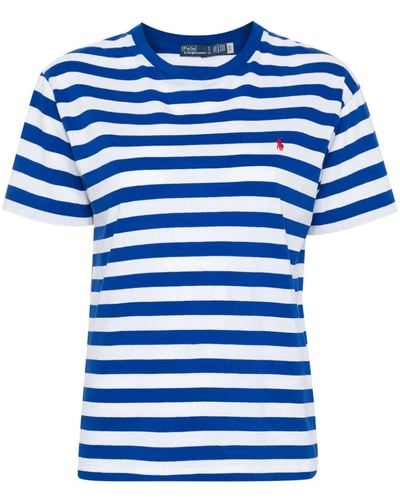 Polo Ralph Lauren T Shirt A Righe - Blu