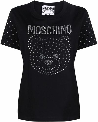 Moschino T-shirt con decorazione - Nero