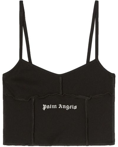 Palm Angels Top corto - Nero