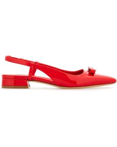 Ferragamo Flat Shoes - Red