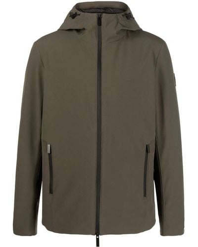 Woolrich Giacca pacific in softshell - Verde