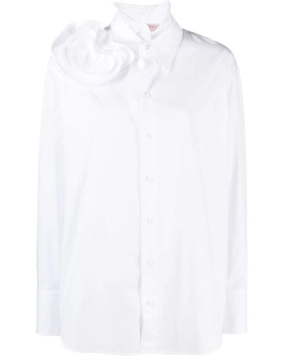 Valentino Garavani Camicia Con Applicazione - White
