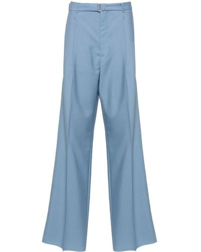 Lanvin | Pantaloni design sartoriale | male | BLU | 52