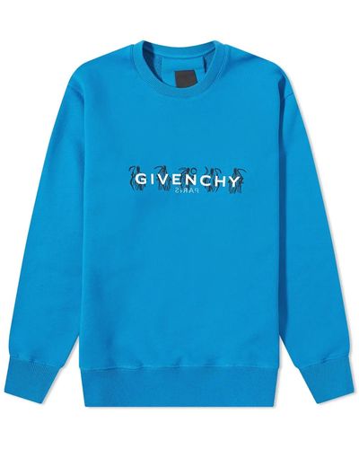 Givenchy Felpa Con Logo - Blue