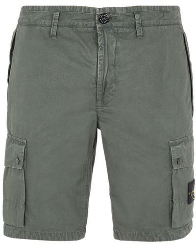 Stone Island Shorts Cargo - Gray