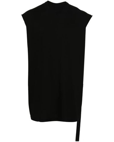 Rick Owens DRKSHDW T-shirt Tarp con maniche a cuffia - Nero