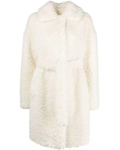 P.A.R.O.S.H. Perform Faux-shearling Coat - White