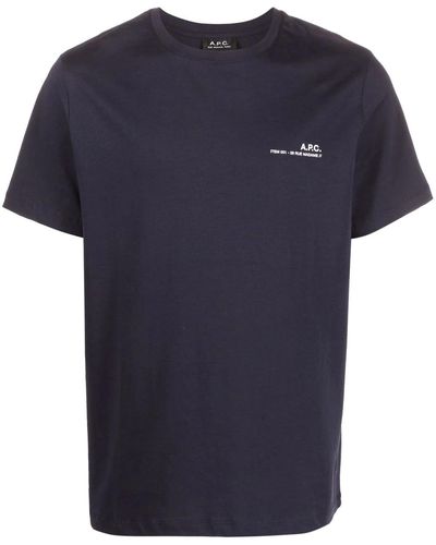 A.P.C. T-shirt item - Blu