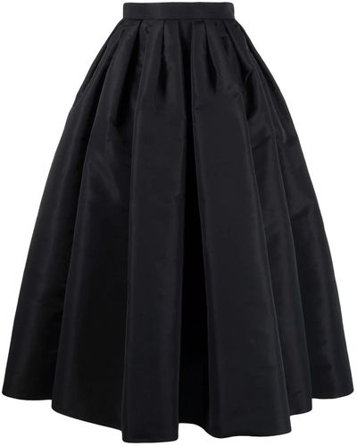 Alexander McQueen Skirt With Print - Black