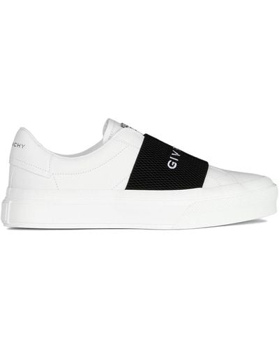 Givenchy City Court Leather Trainers - White