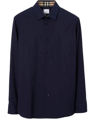 Burberry Camicia con ekd - Blu