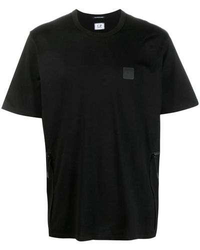 C.P. Company T-shirt con applicazione - Nero