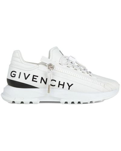 Givenchy Sneaker da running Spectre in pelle con zip - Bianco