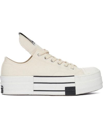 Rick Owens X Converse Sneakers "Dbl Drkstar Ox" - Neutro