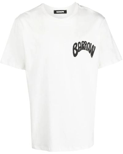 Barrow T-shirt Con Logo - White