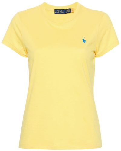 Polo Ralph Lauren T-shirt Con Logo - Yellow