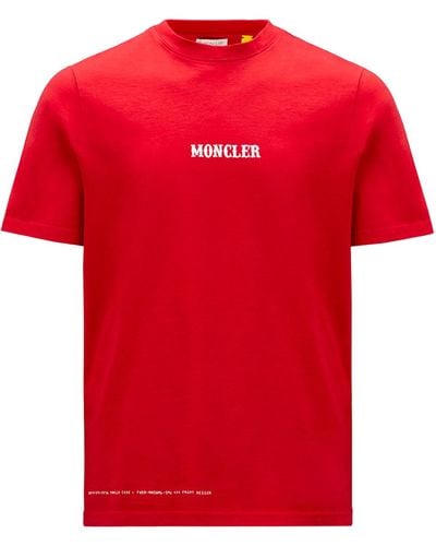 Moncler Genius T-shirt con motivo circus - Rosso