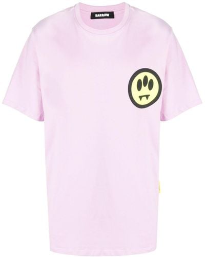 Barrow T-shirt con stampa - Rosa