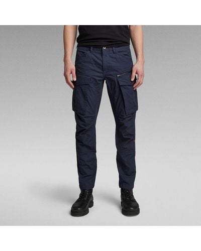 G-Star RAW Pantalon Rovic Zip 3D Regular Tapered - Bleu
