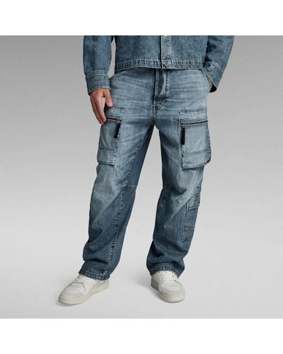 G-Star RAW Multi Pocket Cargo Relaxed Jeans - Blau