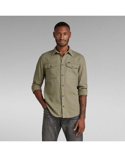 G-Star RAW Marine Slim Hemd - Grün